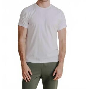 NEW SAVE KHAKI UNITED short sleeve supima crew tee in white